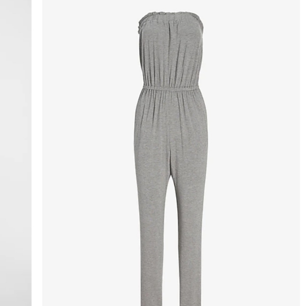 Express strapless jumpsuit sz Medium
